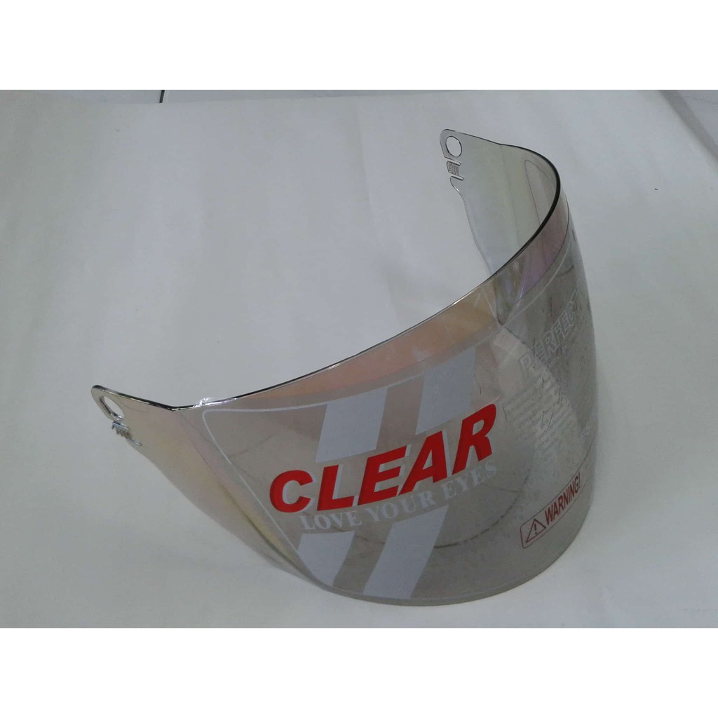 Kaca Helm Maz Pelangi agak terang / Kaca helm maz