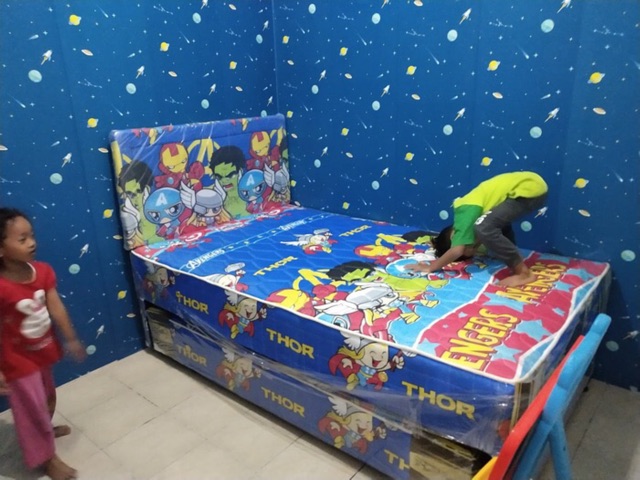 Springbed Sorong Anak Motif 2in1 120x200 Free Ongkir Semarang Dan Sekitar