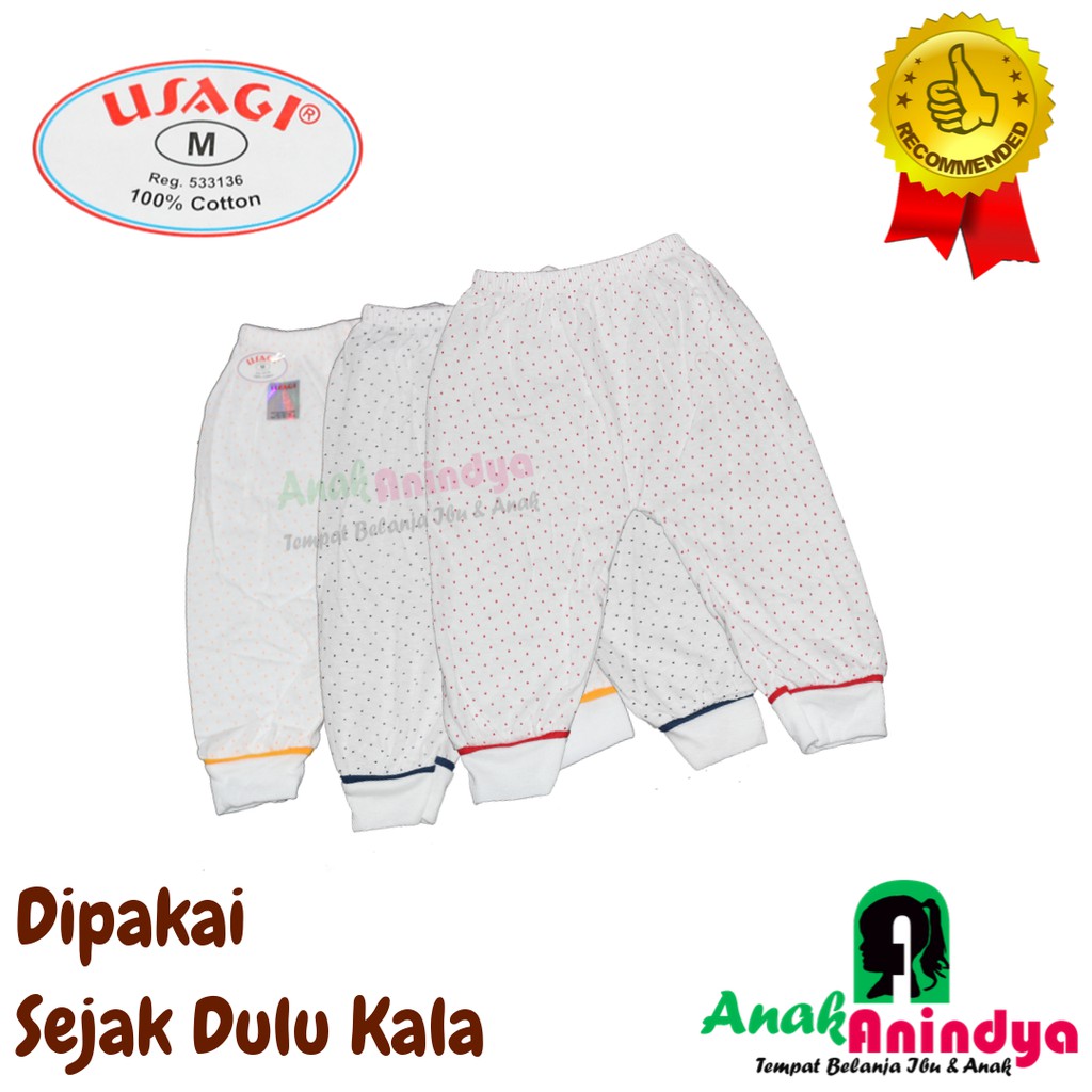 Celana Panjang Bayi Usagi Bintik - Bahan Katun Lembut dan Menyerap Keringat Dengan Baik