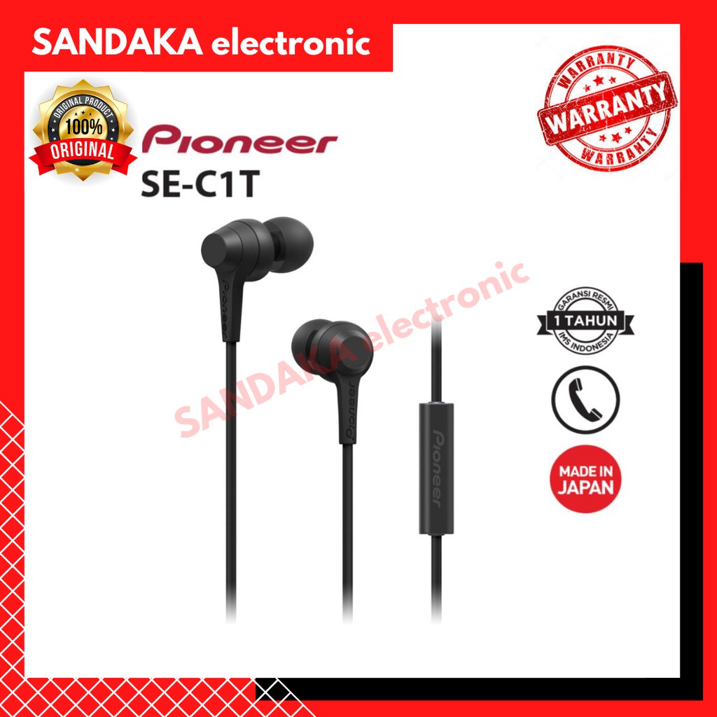 PIONEER SE C1T - CU - Headset Pioneer ORIGINAL - Headset Gaming