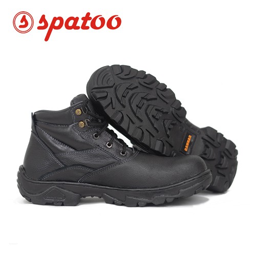 Sepatu Safety Bahan Kulit Asli Sangat Nyaman Untuk Pekerja Proyek SPATOO GAHHAR 706