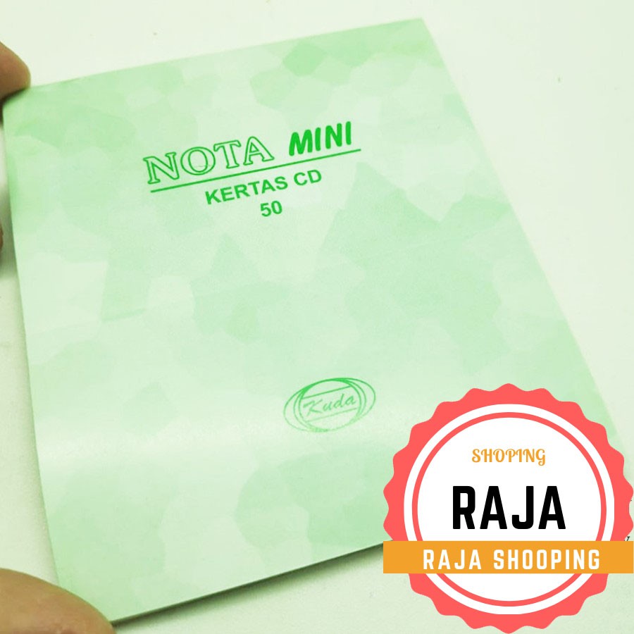 

Buku Nota Mini KUDA Kertas CD 50 lembar / 1ply Buram-ihha.store
