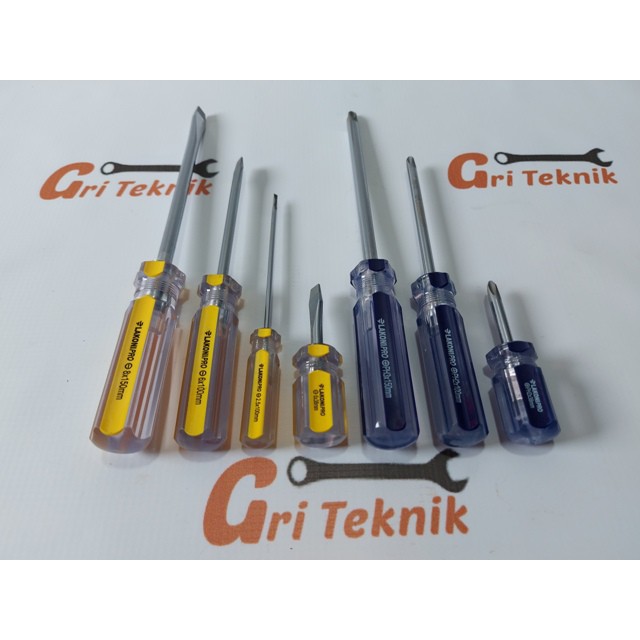 701035  OBENG SET 7 PCS KRISTAL JETJO TOOL LAKONI PRO 701035 / IN LINE SCREWDRIVER SET LAKONI PRO / 