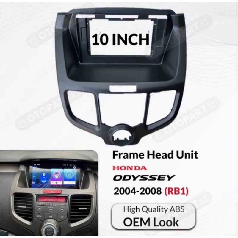 Frame 10 inch ODYSSEY Frame Head Unit Android Honda ODYSSEY