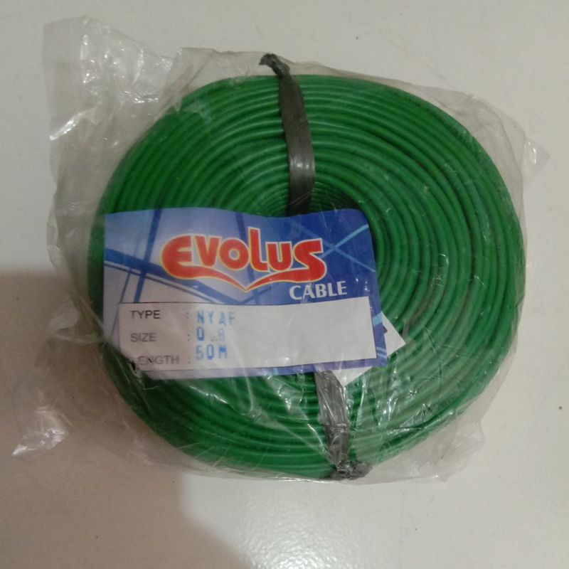 Kabel Serabut Kecil 0.8/Kabel Nyaf 0.8 Panjang 50 Meter