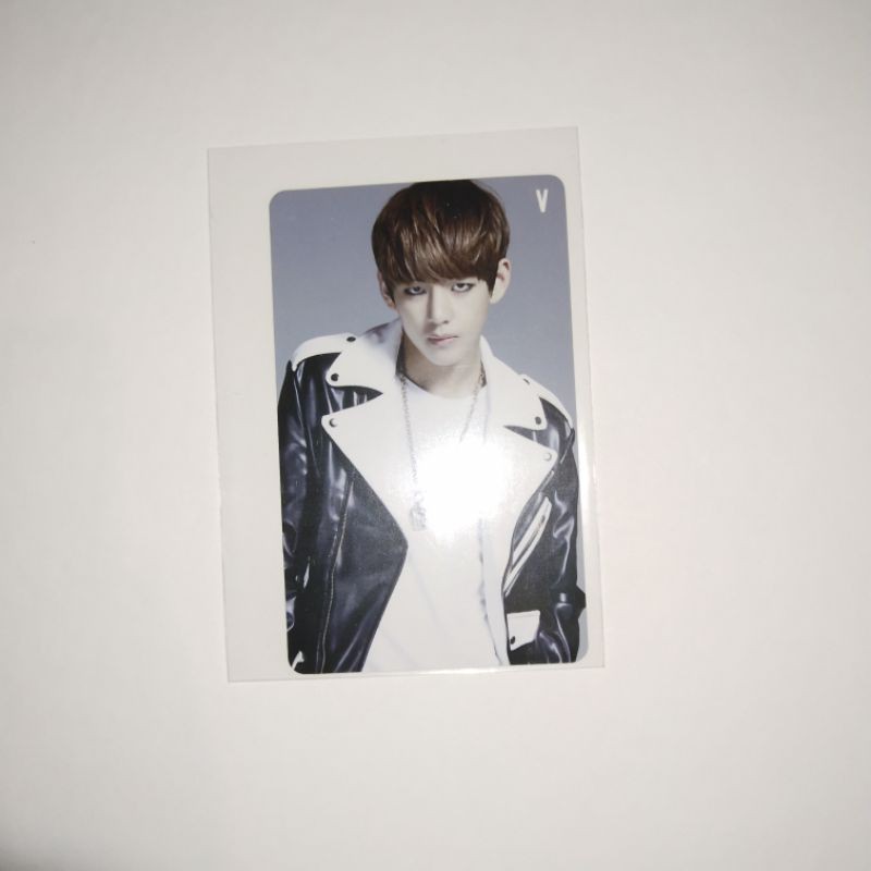 bts photocard pc v taehyung danger japan rare