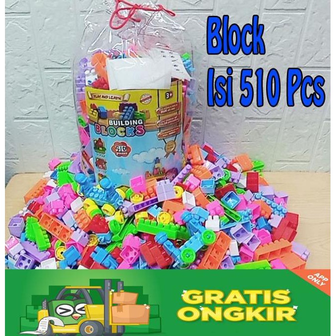 Mainan Edukasi Anak Lego Murah 510 Pcs / Mainan Anak / Mainan Block