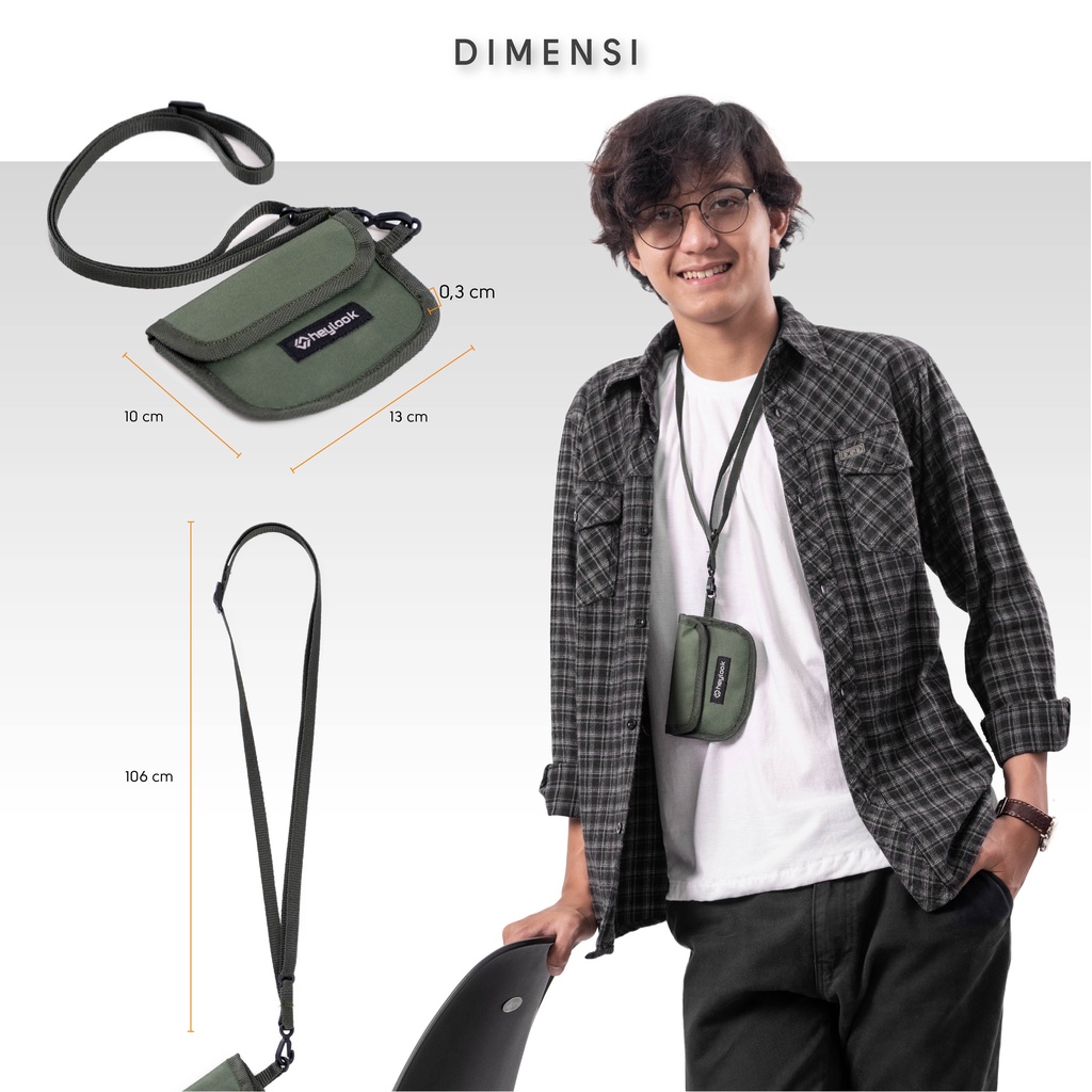 11.11 SALE - (BISA COD) SLING POUCH ONYX POUCH WALLET DOMPET KOIN DOMPET KARTU SLING BAG POUCH HEYLOOK