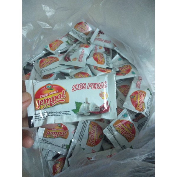 

saos sachet jempol 9 gram / saos sachet pedas