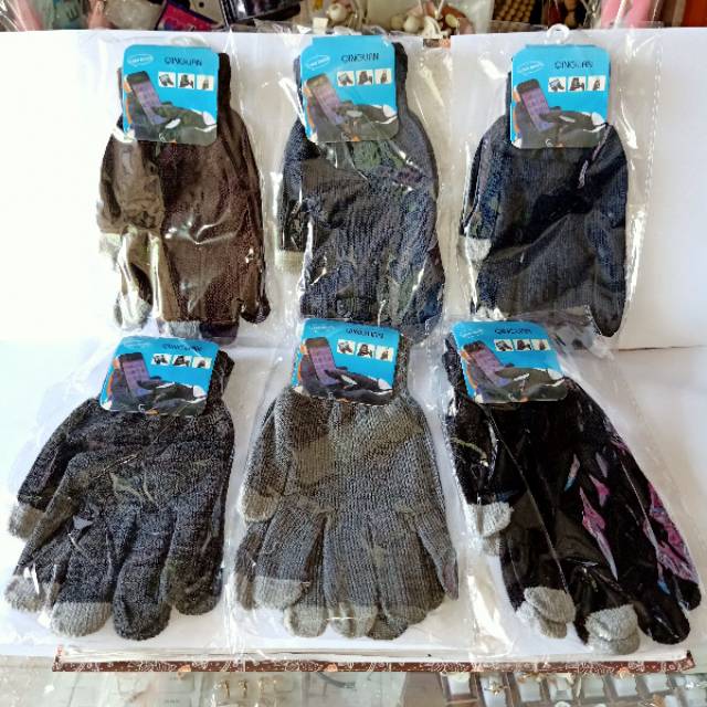 Sarung tangan touch screen sarung tangan motor wool satung tangan full