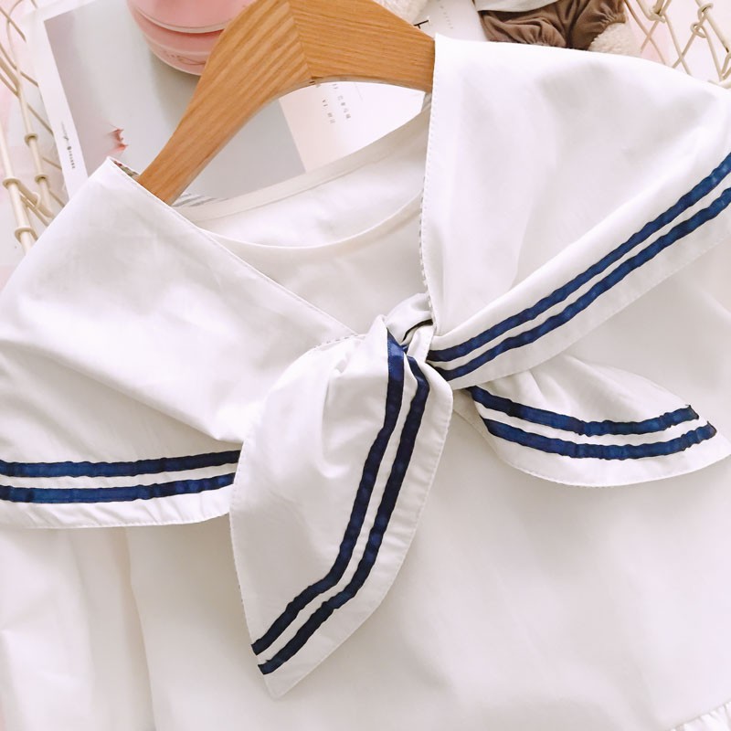 MR-61 sailor seifuku dress uniform seragam sekolah putih navy summer baju import jepang korea