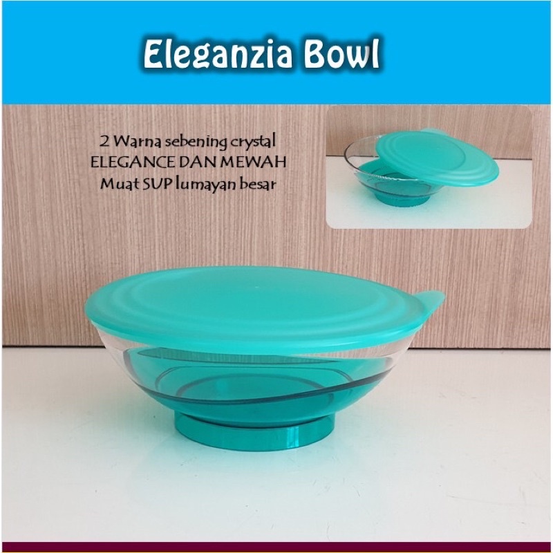 Tupperware Eleganzia bowl 1,5L mangkok