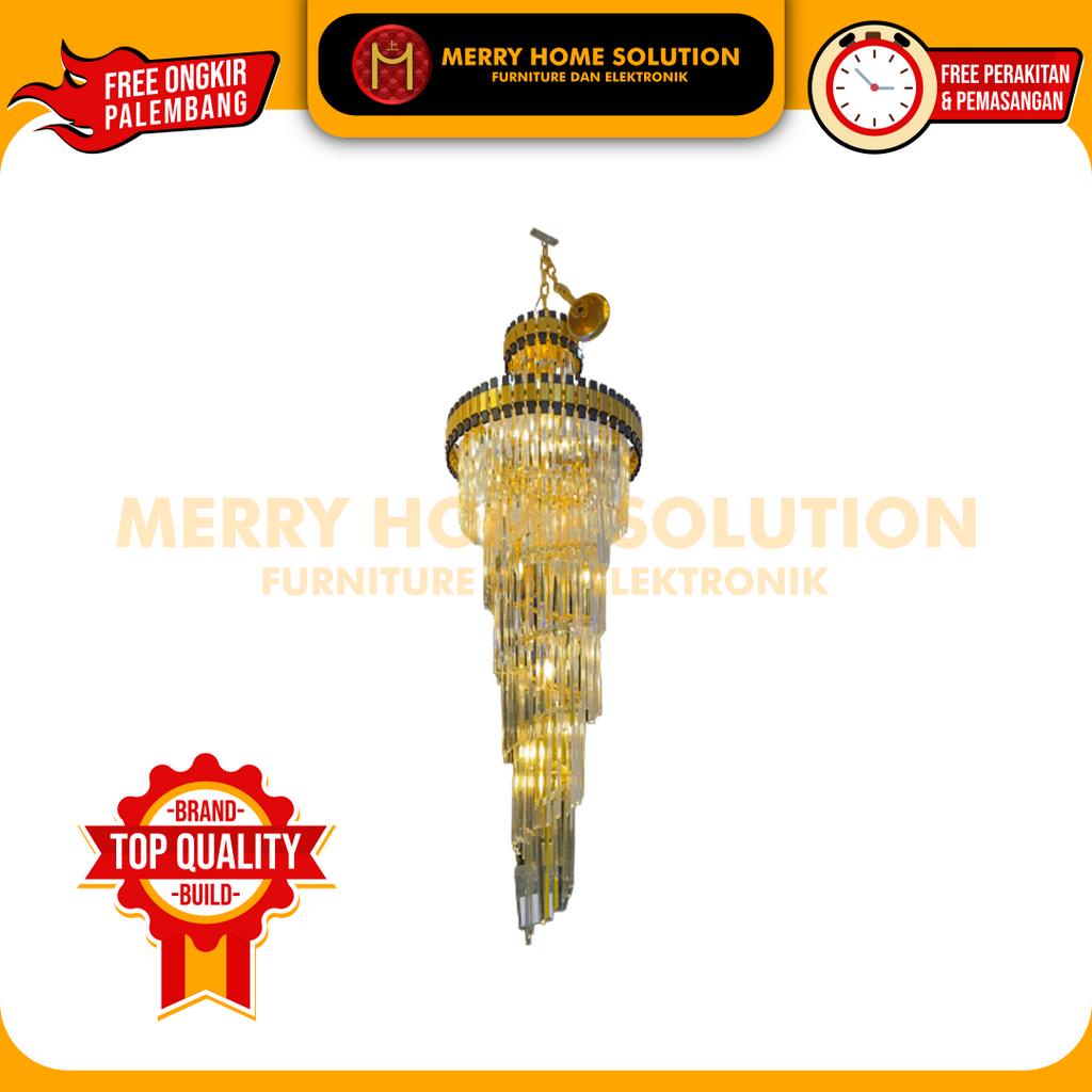 Lampu Hias Gantung Kristal Modern