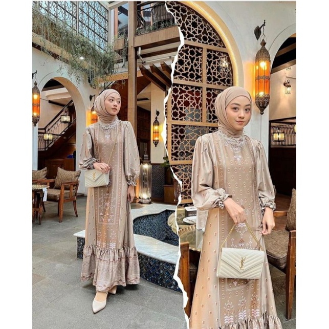 MADEENA DRESS BUSUI SIZE S-M GOLD