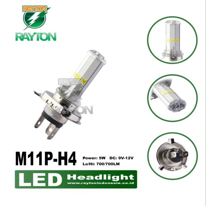 Lampu led rtd lampu depan led h4 motor vixion tiger mega pro new mx king scoopy dll