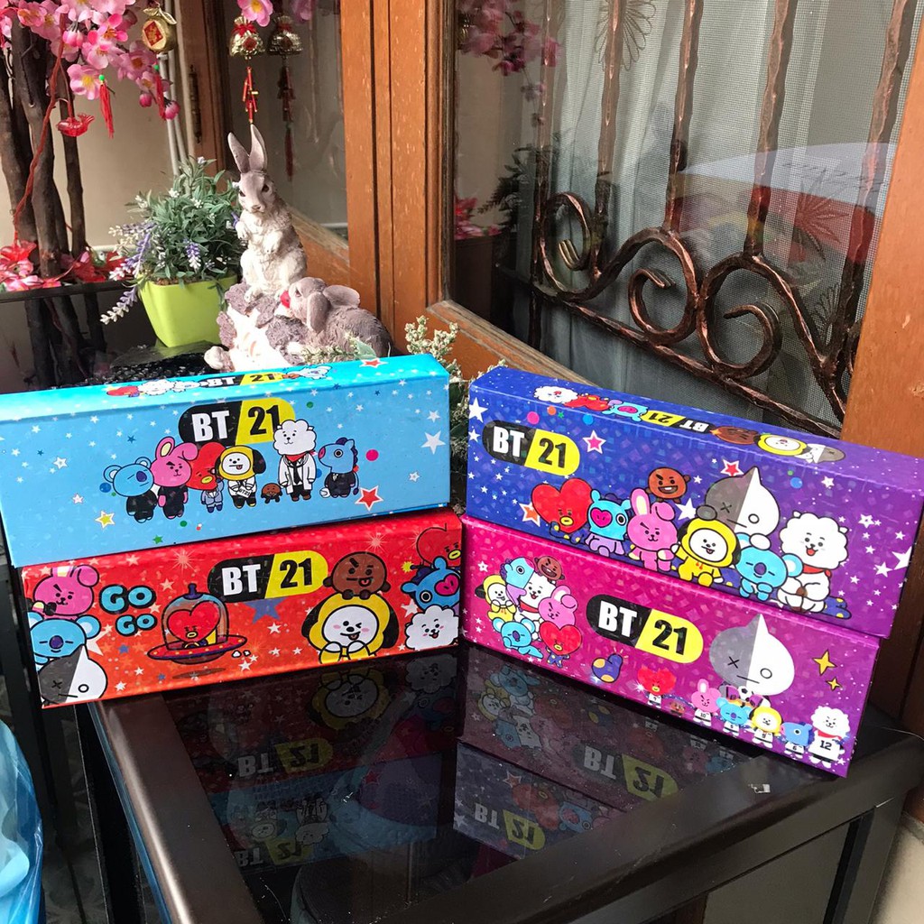 

KOTAK PENSIL BT21 TEMPAT PENSIL KARTON UNIK PENSIL BOX IMUT LUCU IMPORT MURAH TEMPAT ALAT TULIS LUCU