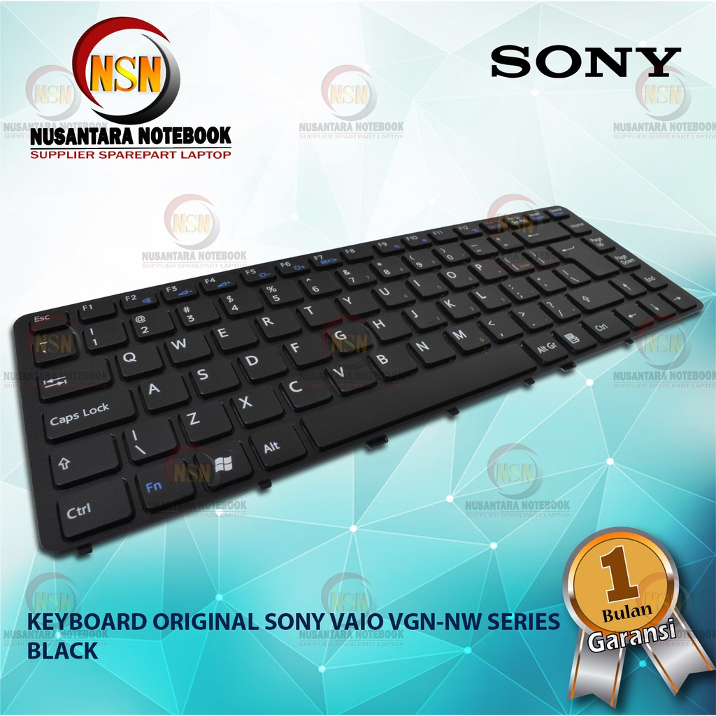 Keyboard Original Sony VGN NW Series Black