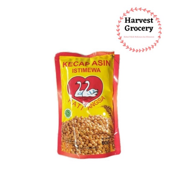 

Kecap Asin Hati Angsa Refill 600ml x 12