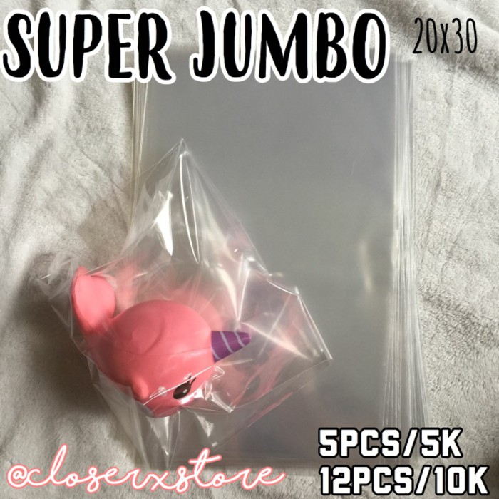 

Crispy Packaging TERMURAH 12pcs Super Jumbo 20x30cm