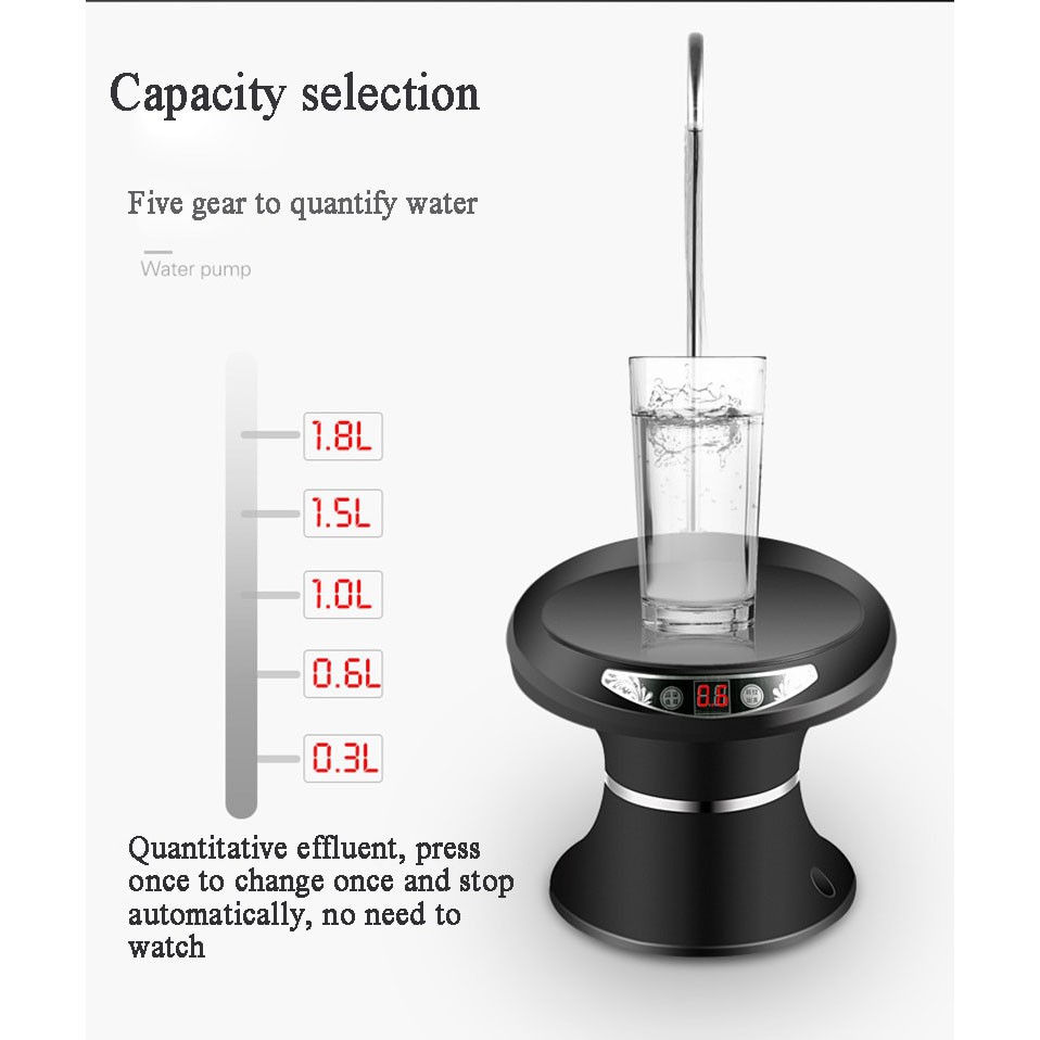 Dispenser Air Galon Elektrik USB Rechargeable Water Pump - Termurah