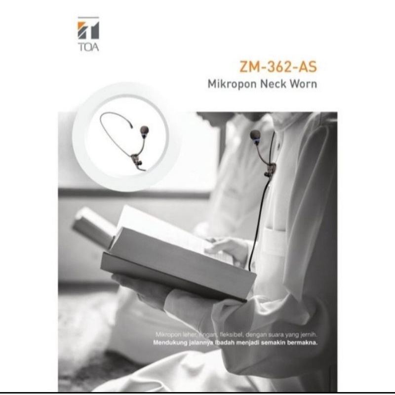 Mic jepit toa zm 362 as mic jepit leher bando toa zm 362 as original