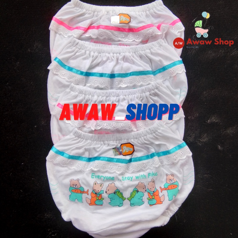 FINKA Celana Dalam Kancut Bayi Anak Perempuan Renda SNI 1 - 2 Tahun