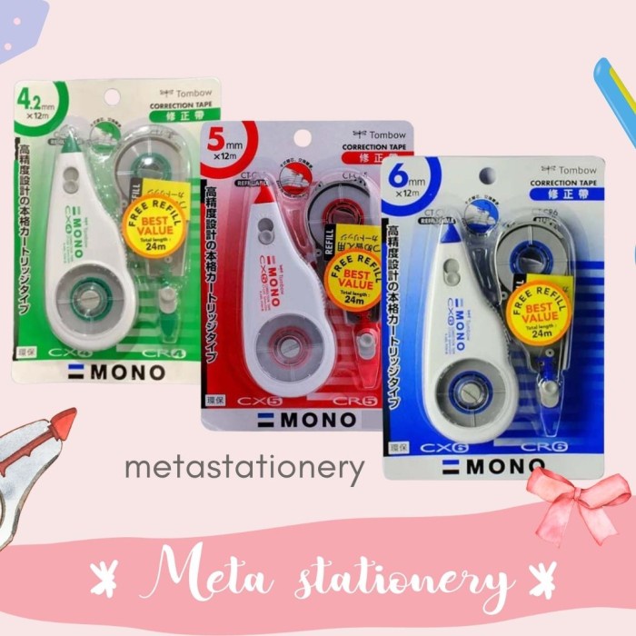 

CODE0B8 Correction Tape / Tipex Tombow Mono CTCX