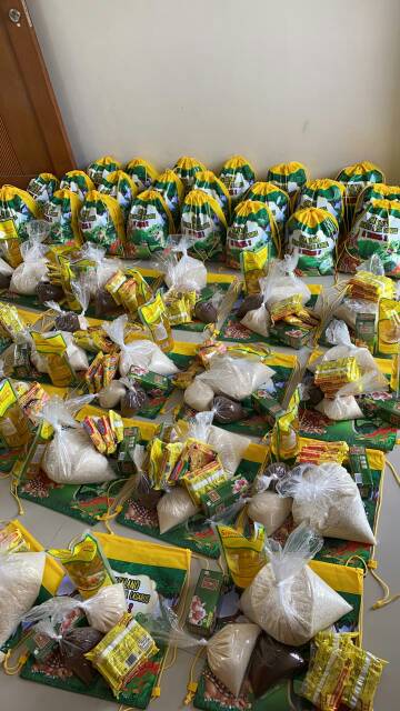 GOODIE BAG TAS SOUVENIR ULANG TAHUN MODEL SERUT RANSEL STRING BAG-3