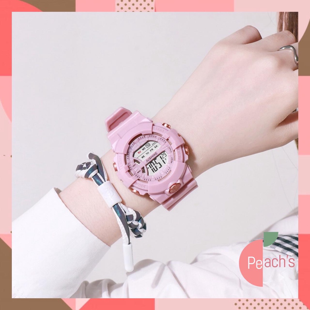 PEACHs - Jam Tangan Wanita Korea Style AOSUN Digital / Jam Tangan Sport / Jam Tangan Unisex J5040