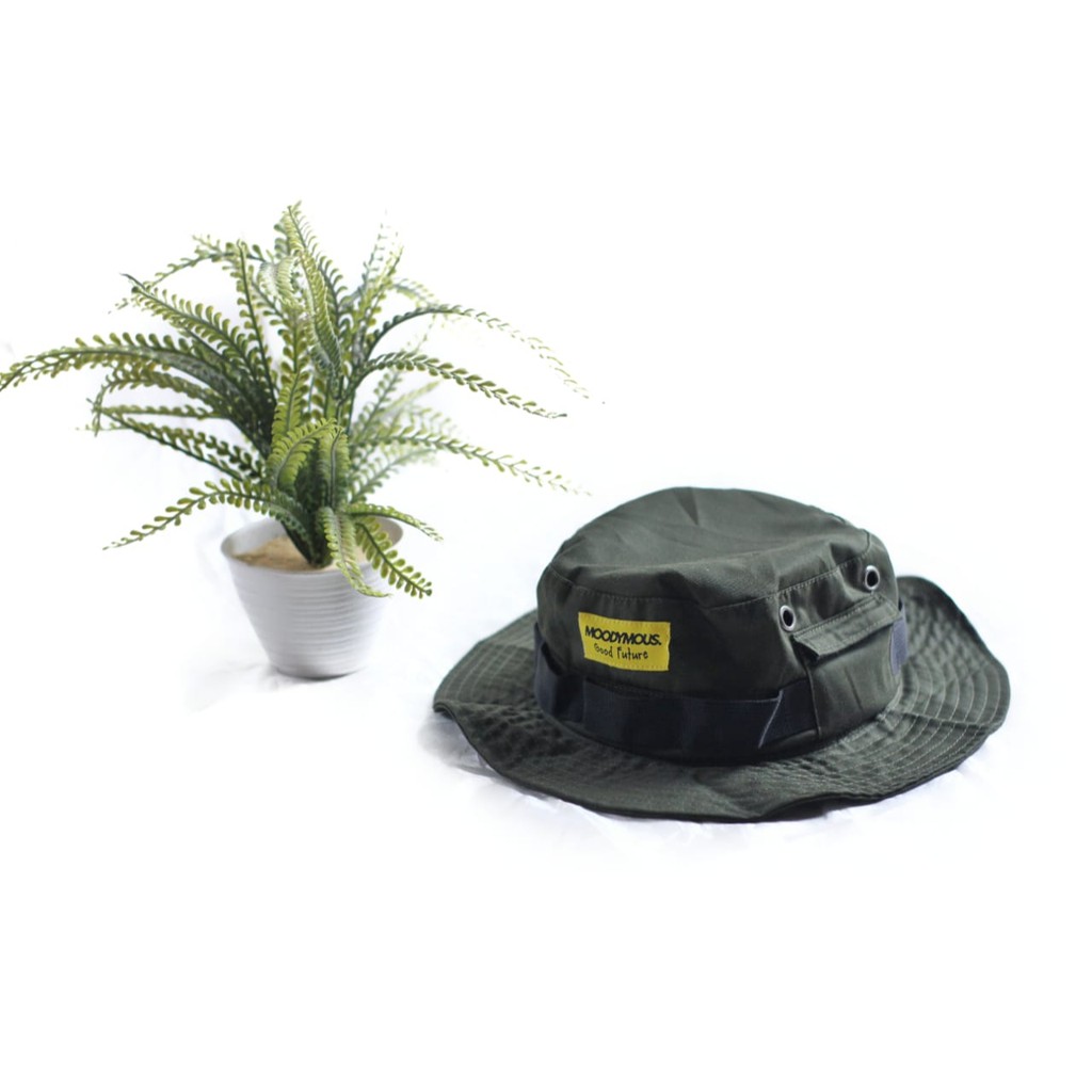 Topi Rimba Green Army / Hunterhat / Topi Pemburu / Topi Safari