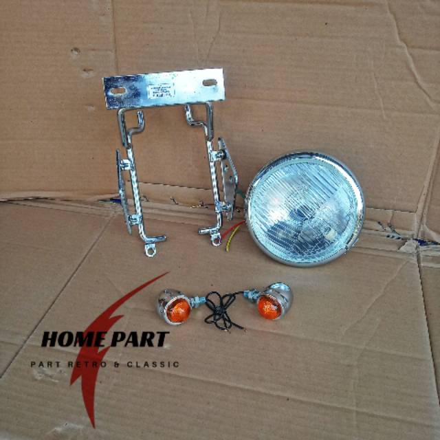 PAKET LAMPU CB GL MP TIGER LAMPU DEPAN CB GL MP TIGER