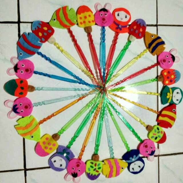 

Penunjuk ngaji karakter flanel alqalam tuding/duding ngaji hiasan flanel buat souvenir ulang tahun