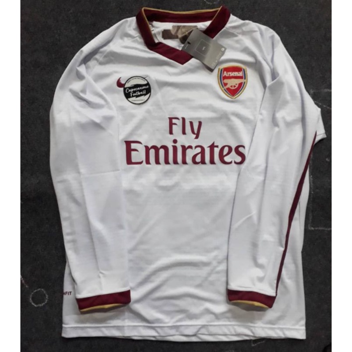 Jersey Arsenal 2007 2008 2005 2006 retro 07 08 06 05 chapman ls Longsleeve panjang Blokecore Skena