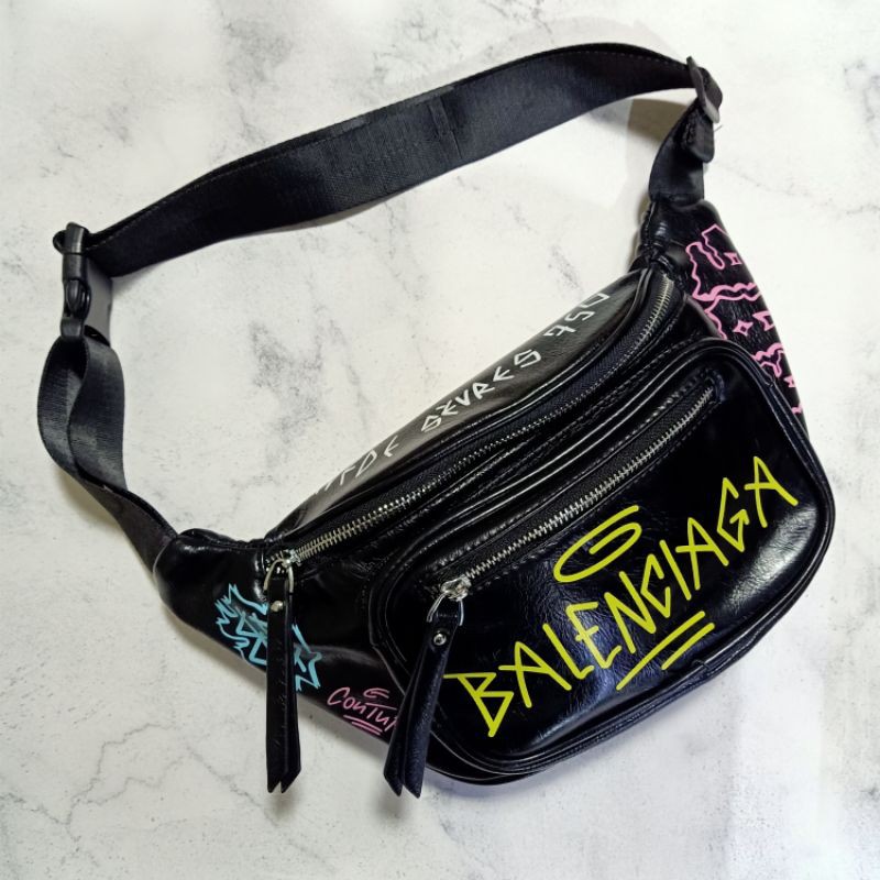 Balenciaga Graffiti Waist Bag Fall/Winter 2018 Collection