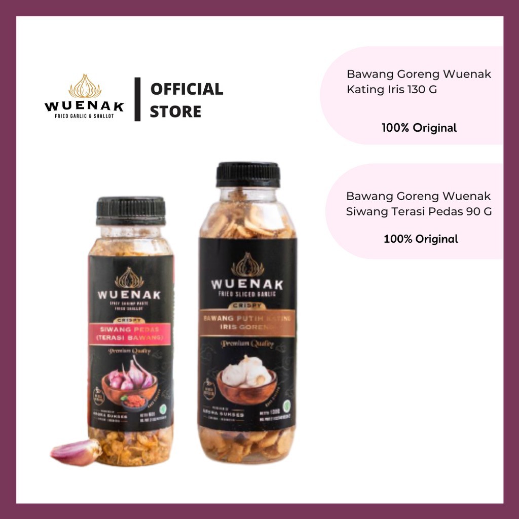 

PAKET TEMAN NIKMAT BAWANG GORENG WUENAK- TANPA TEPUNG PREMIUM QUALITY (FIRST HAND)