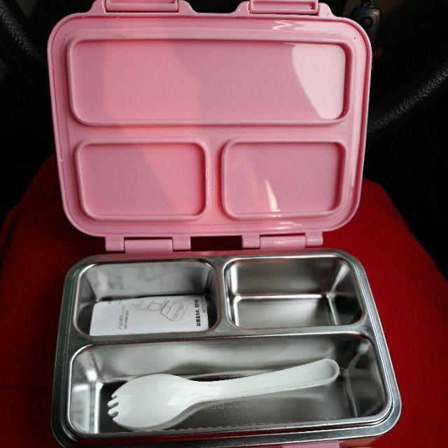 Kotak Makan Yooyee Stainless 3 Sekat 627