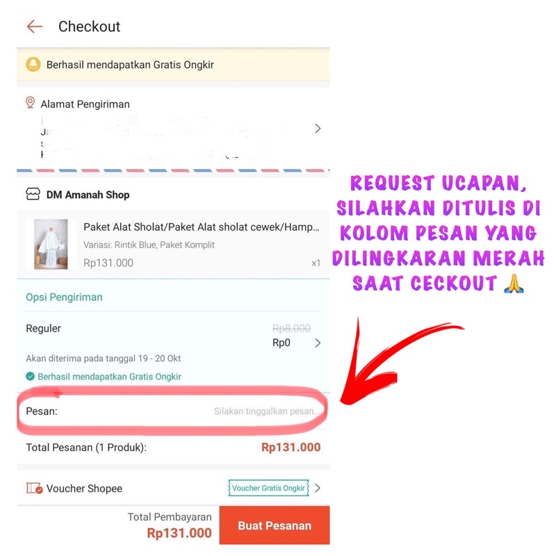 Paket Request by Admin