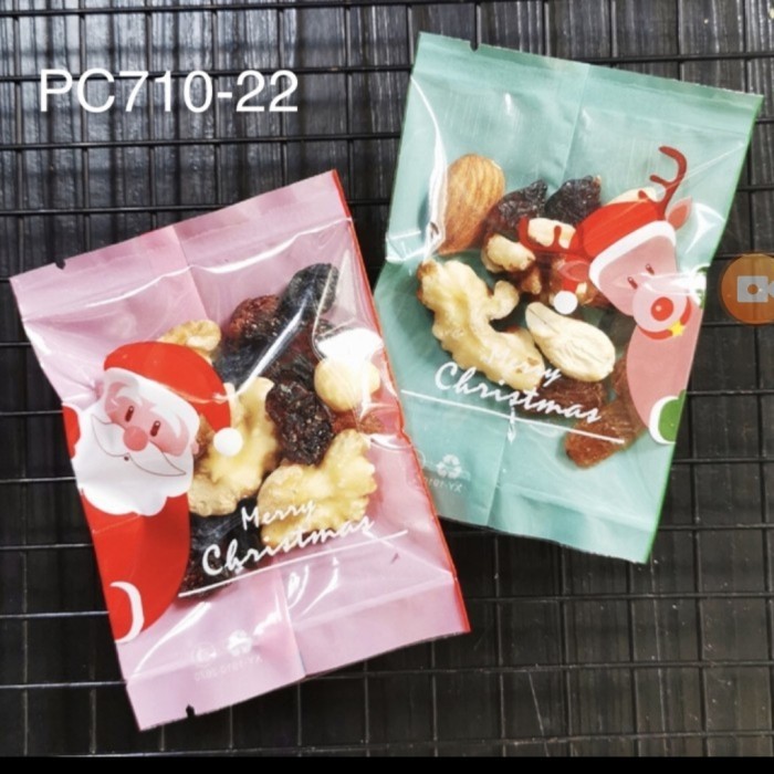 Plastik Cookies Kue Kering Natal PC71022 Natal Christmas Santa