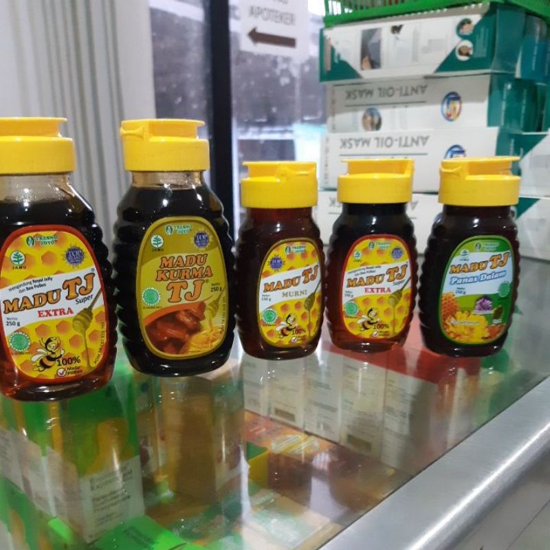 

Madu TJ murni/ekstra / Madu Tj Murni 250Gr Madu 100% Asli /Madu Tj Joybee / Madu Tj Kurma 250Gr