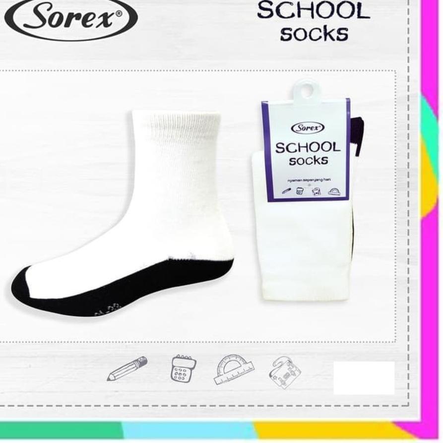 K959 - KAOS KAKI SOREX ANAK SEKOLAH TK - SMA ANEKA UKURAN