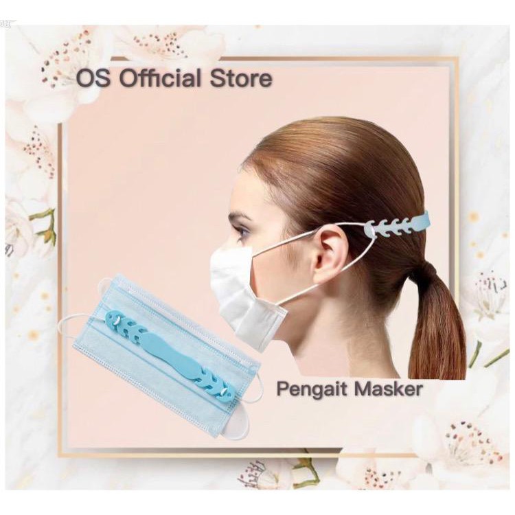 OS Pengait Masker Silicon Hook Mask Konektor Masker Pengait Masker Hijab Penyambung Masker