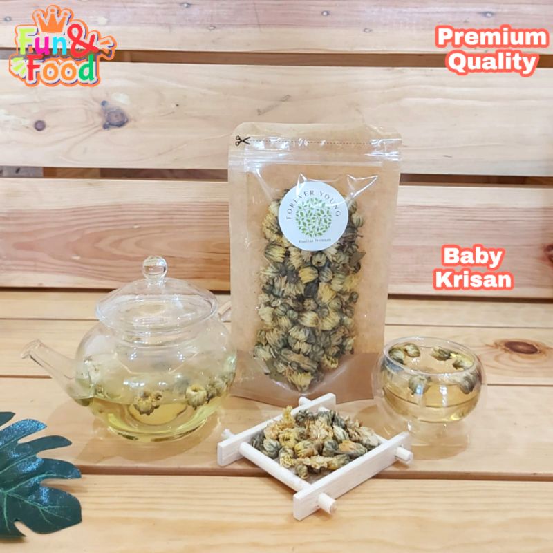 

Tea Premium Quality Teh Bunga Kering Teh Krisan Kuncup Dried Baby Chrysanthemum