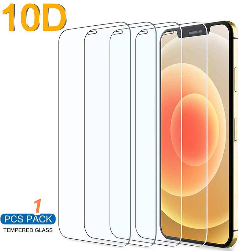 1pc Pelindung Layar Tempered Glass 9H Untuk iPhone 13 12 11 Pro MAX Mini X XS MAX XR SE 2022 2020 6 6S 7 8 Plus