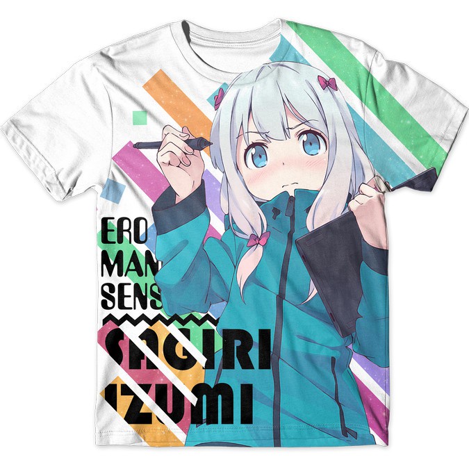 Sagiri Izumi Full Graphic T-shirt (Anime : Eromanga-sensei) Kaos Anime