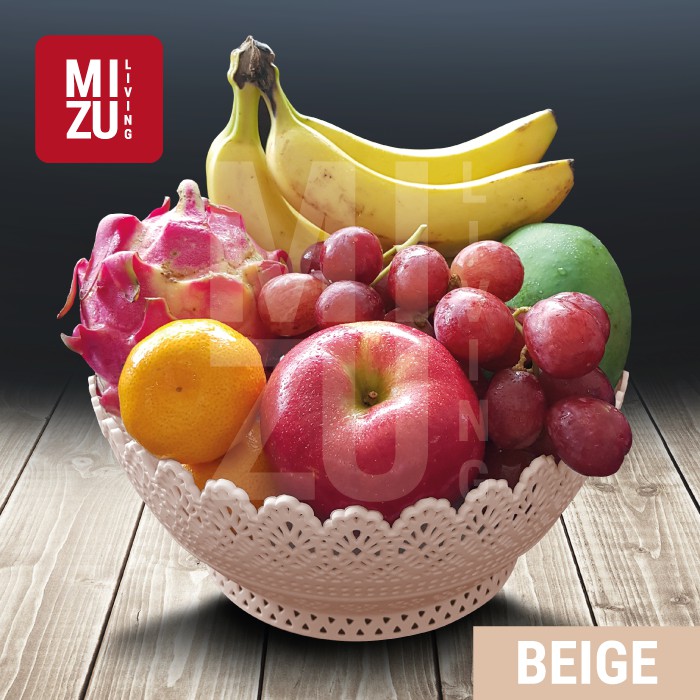 [CLEARANCE SALE] Keranjang Plastik Buah Baskom Serbaguna Mangkok BULAT BESAR 25.5cm-7
