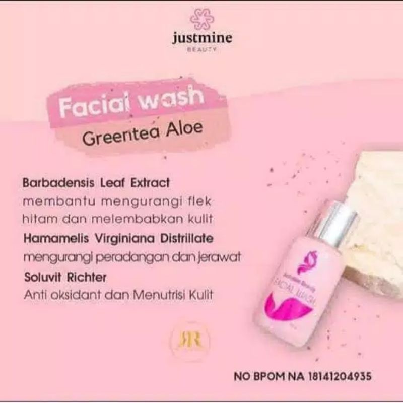 

FACIALWASHJUSTMINE