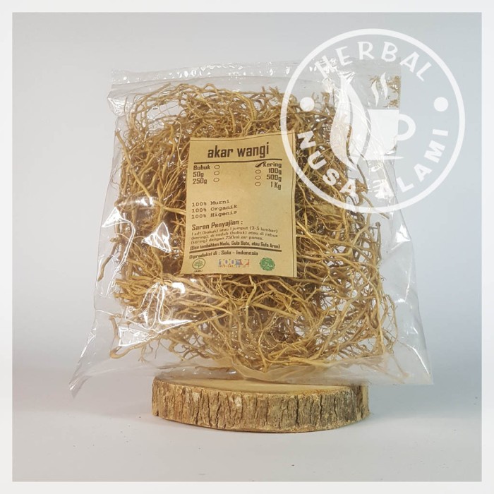 

AKAR WANGI KERING | MURNI PREMIUM | Vetiveria zizanioide 100g