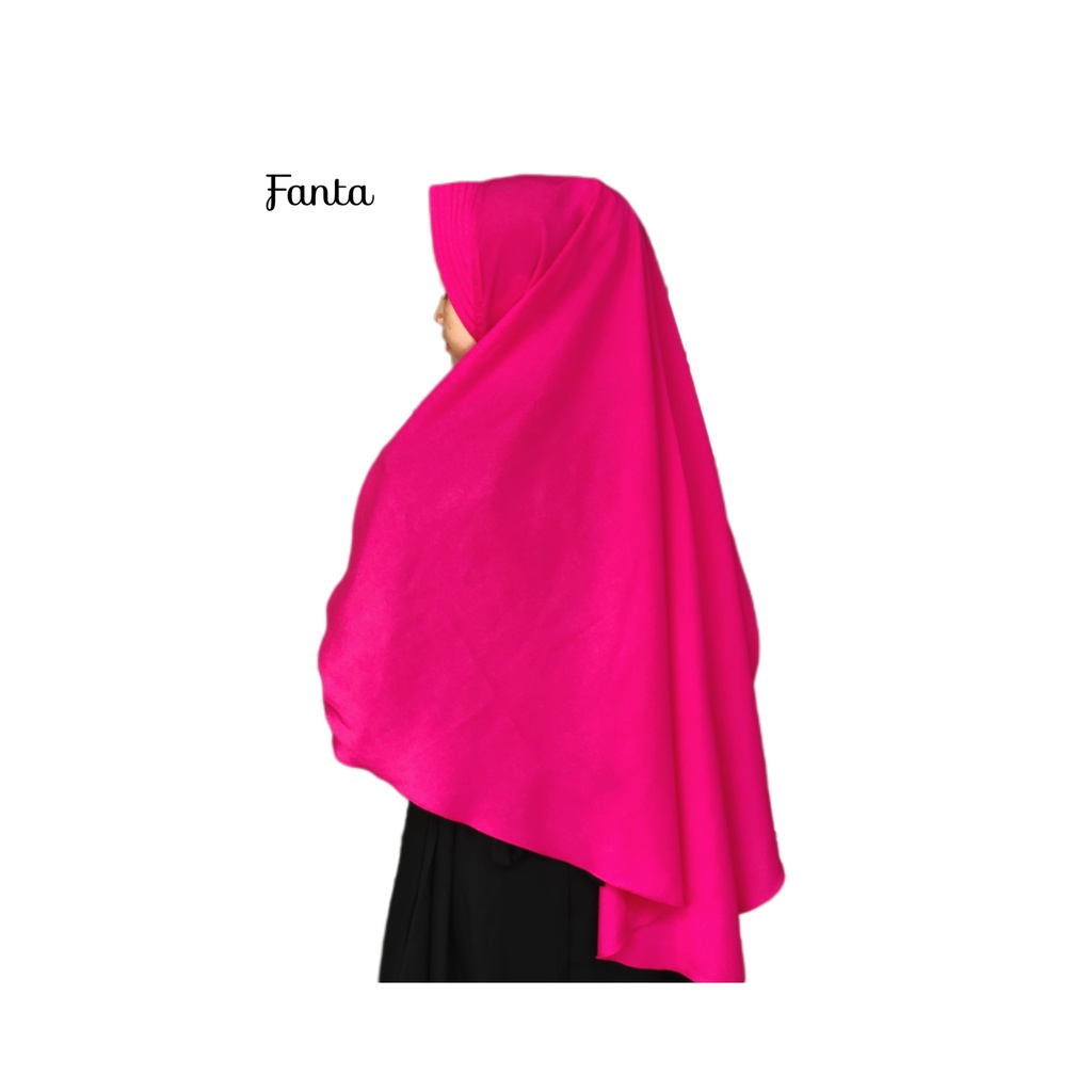 Khimar Jumbo hijab khimar jumbo per jilbab wolfis antem kerudung instant instan-jumbo fanta