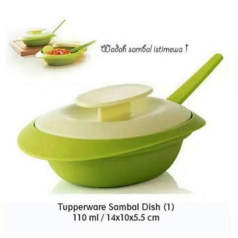 Blossom Sambal Dish Tupperware - Wadah Sambal