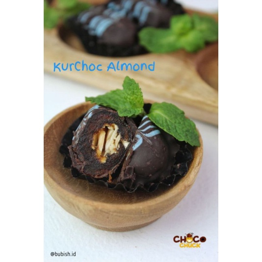 

kurma coklat rasa almond kurcok kurchoc choco chuck chocochuck